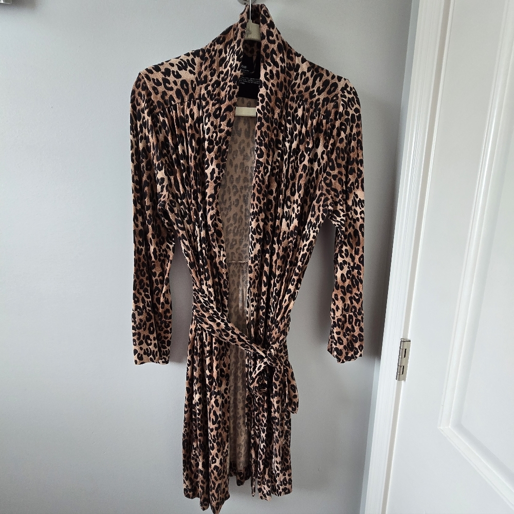 Leopard Print Women's Robe